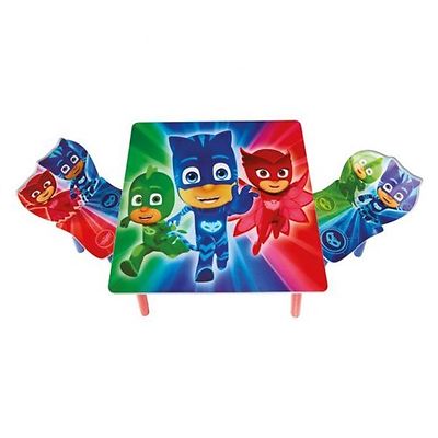 PJ MASKS Pyjamasankarit pöytä ja kaksi tuolia 527PJM